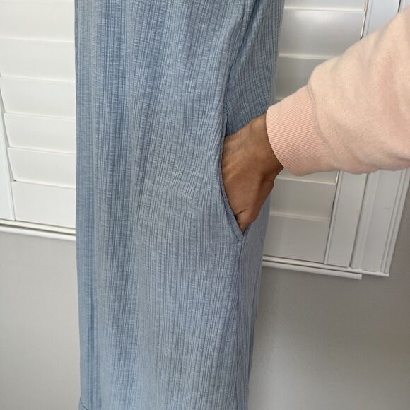 Comfort Code by Cuddl Duds Sleeveless Dress with pockets size L light blue - Picture 4 of 8